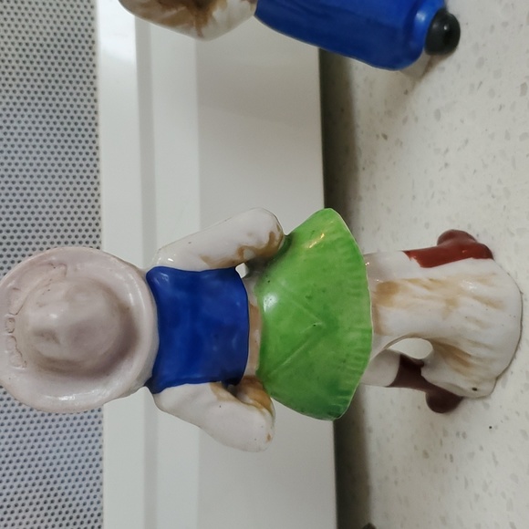 Nice Vintage Made in Japan Cowboy Cowgirl Figures figurines bisque - Picture 8 of 14